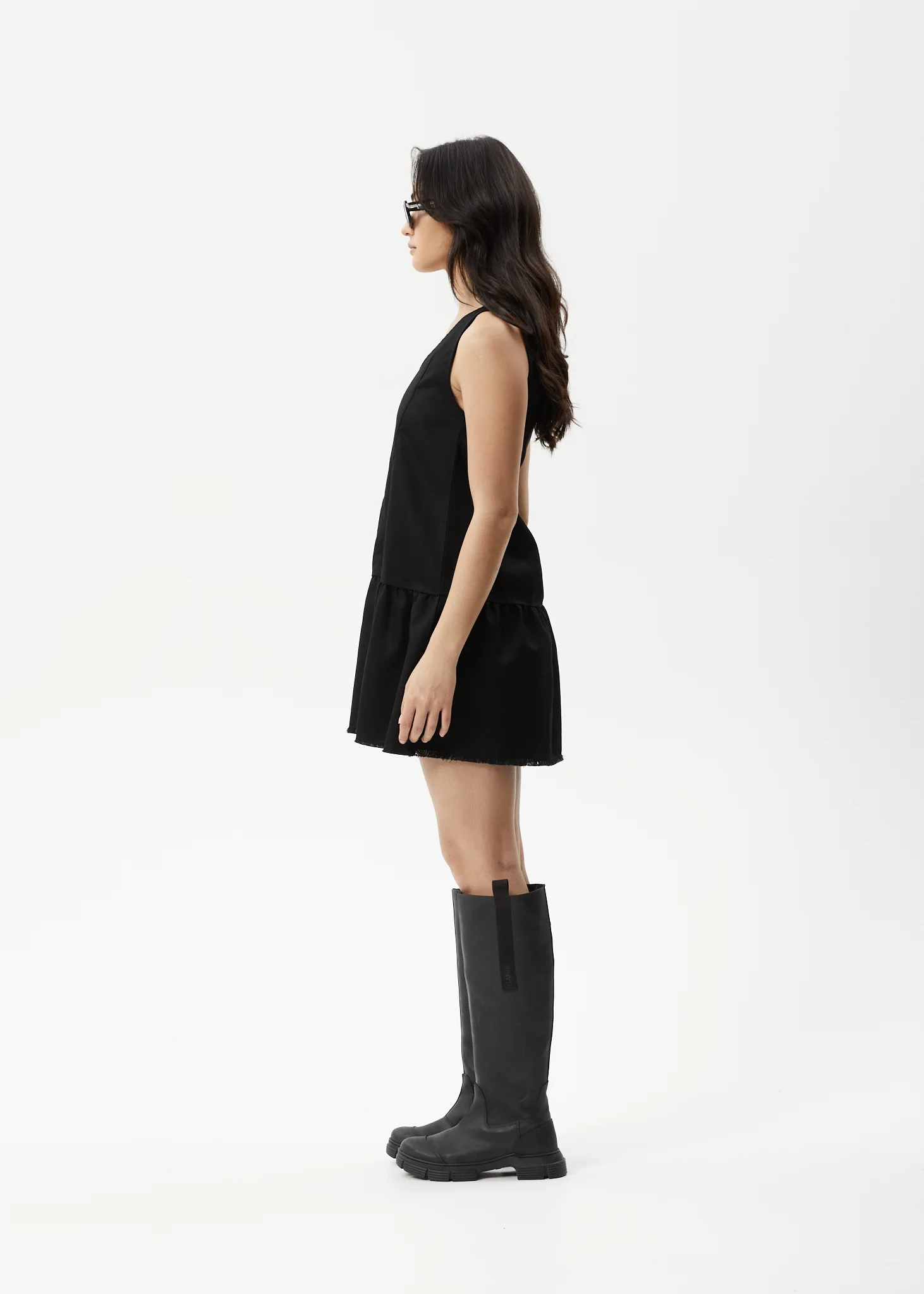 AFENDS Womens Carly - Mini Dress - Black - Image 3
