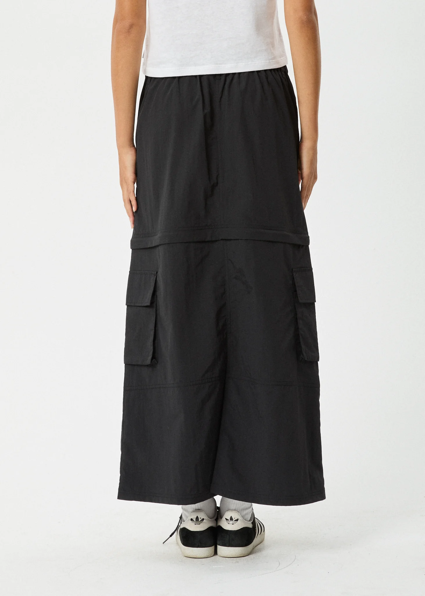 AFENDS Womens Instinct - Zip Off Maxi Skirt - Black - Image 9