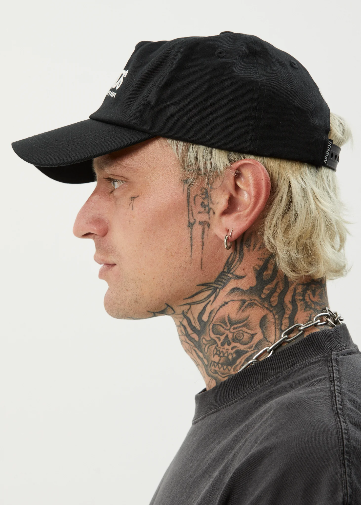 AFENDS Mens Antic - Five Panel Cap - Black - Image 6