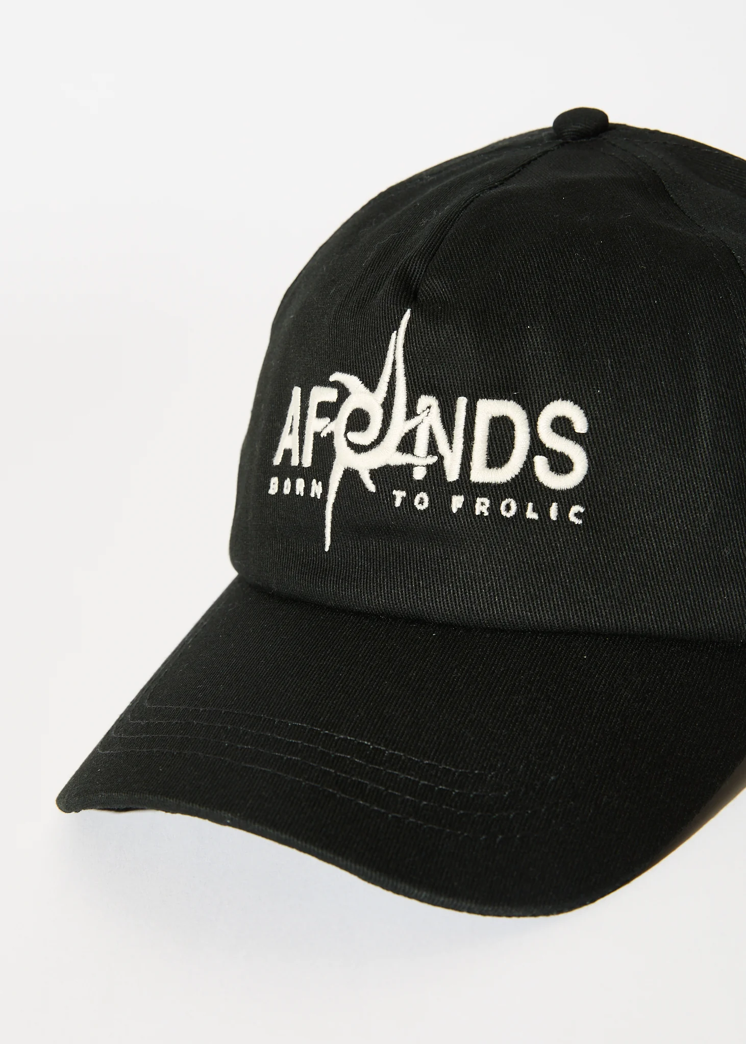 AFENDS Mens Antic - Five Panel Cap - Black - Image 8