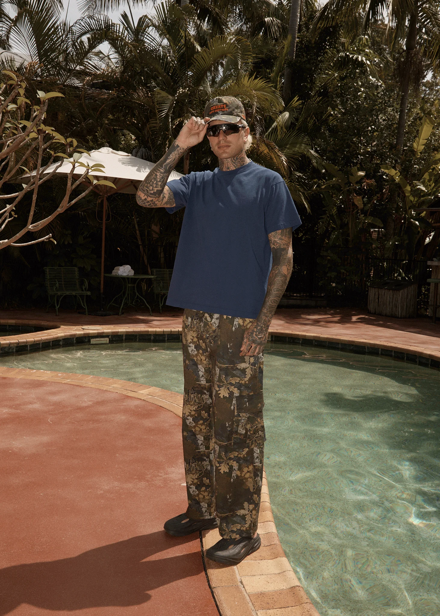 AFENDS Mens Atlas Find Me - Twill Cargo Pant - Find Me - Image 2