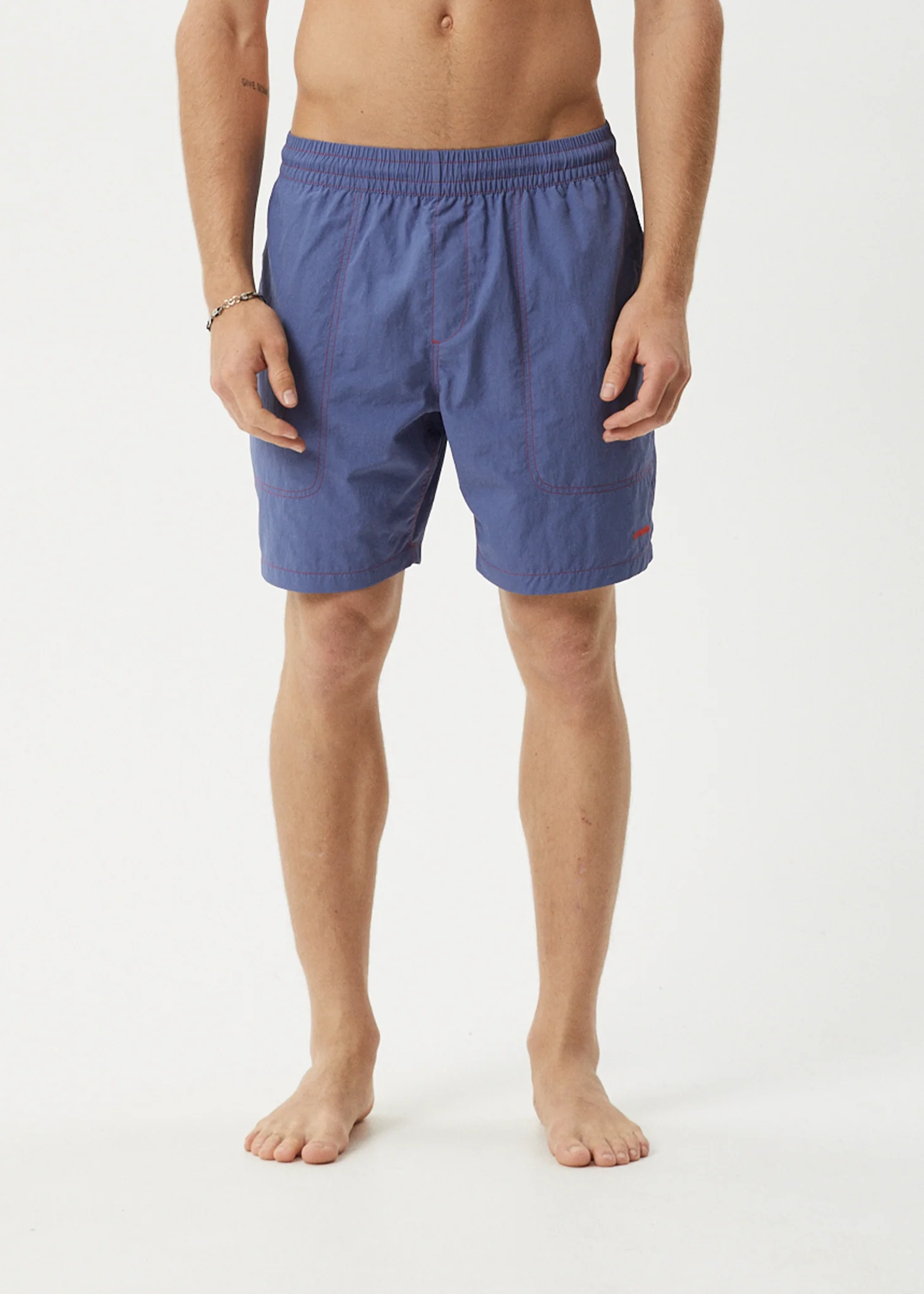 AFENDS Mens Baywatch - Swim Short 18" - Marlin - Image 2