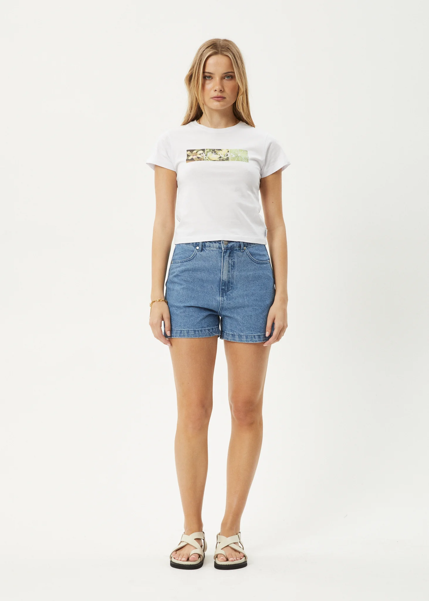 AFENDS Womens Citrus - Baby Tee - White - Image 7