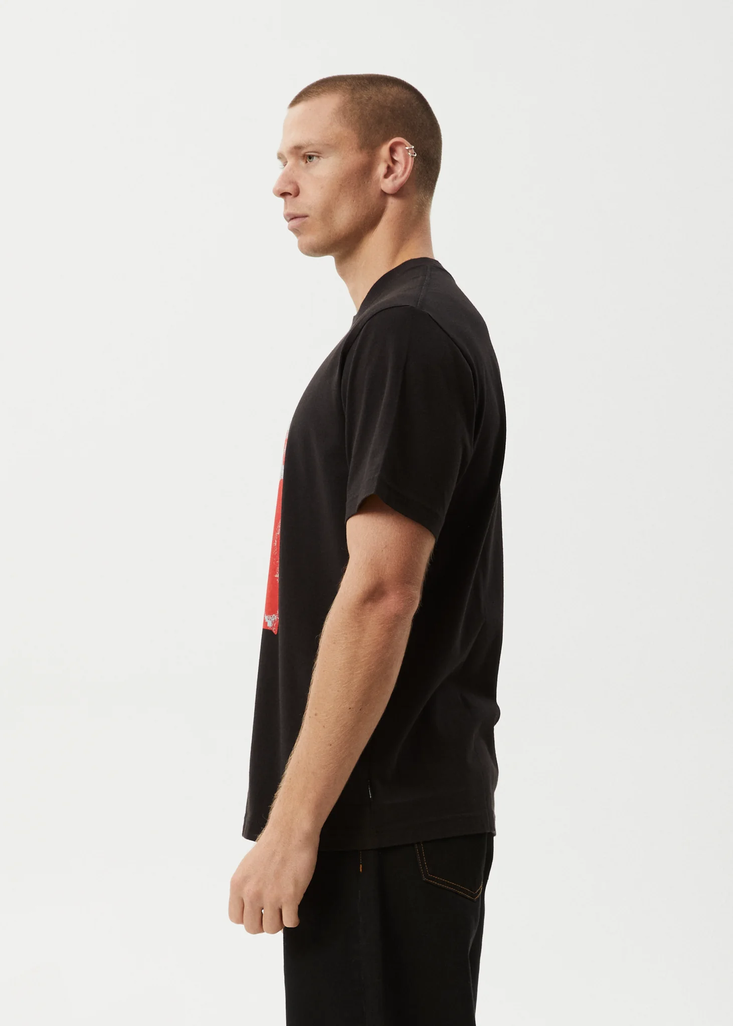 AFENDS Mens Dime Bag - Retro Tee - Black - Image 4