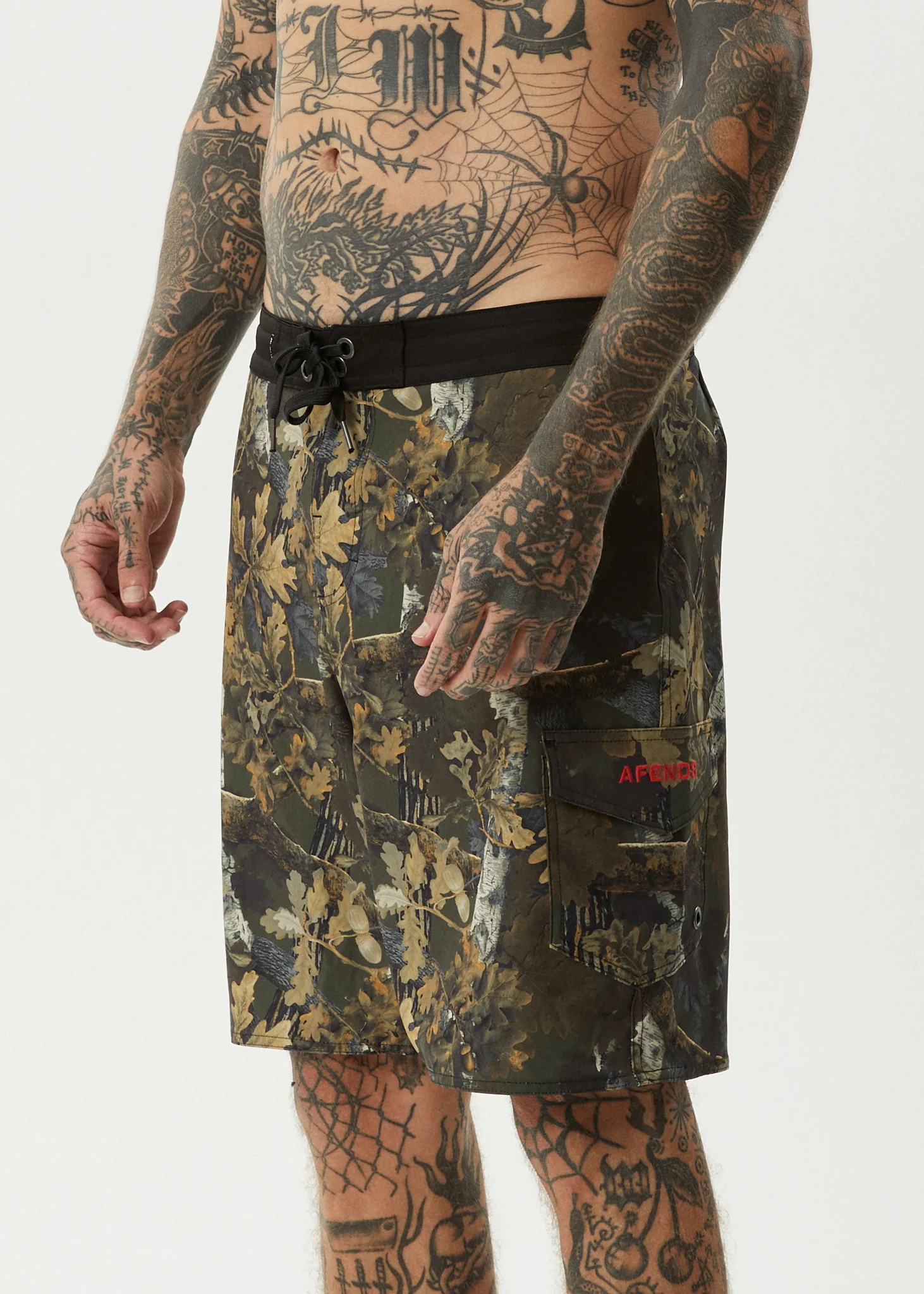 AFENDS Mens Find Me - Surf Related Boardshort 20" - Find Me - Image 4