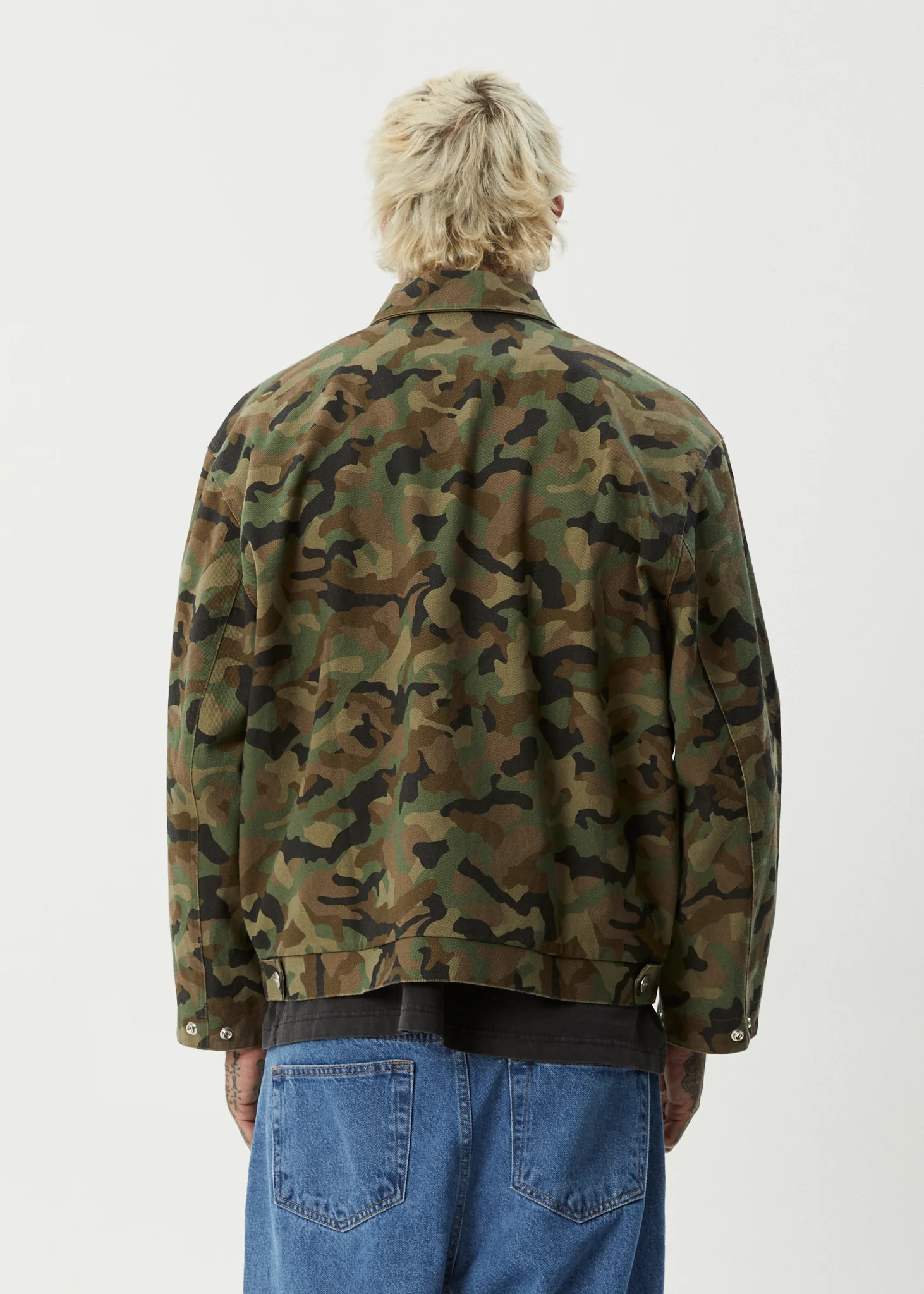 AFENDS Mens Hidden Oracle - Workwear Jacket - Hidden - Image 11
