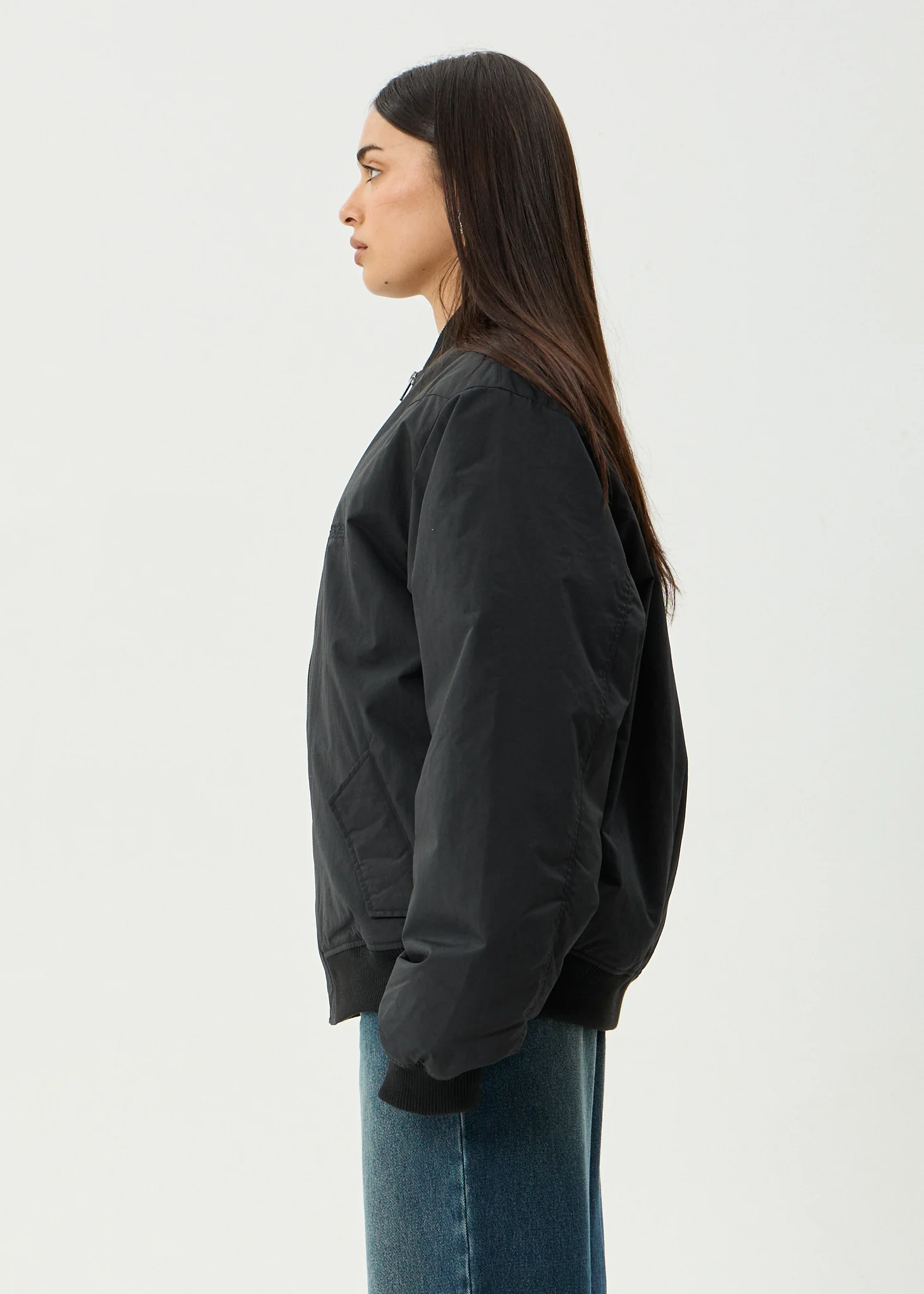 AFENDS Mens No More Bombs - Bomber Jacket - Black - Image 8