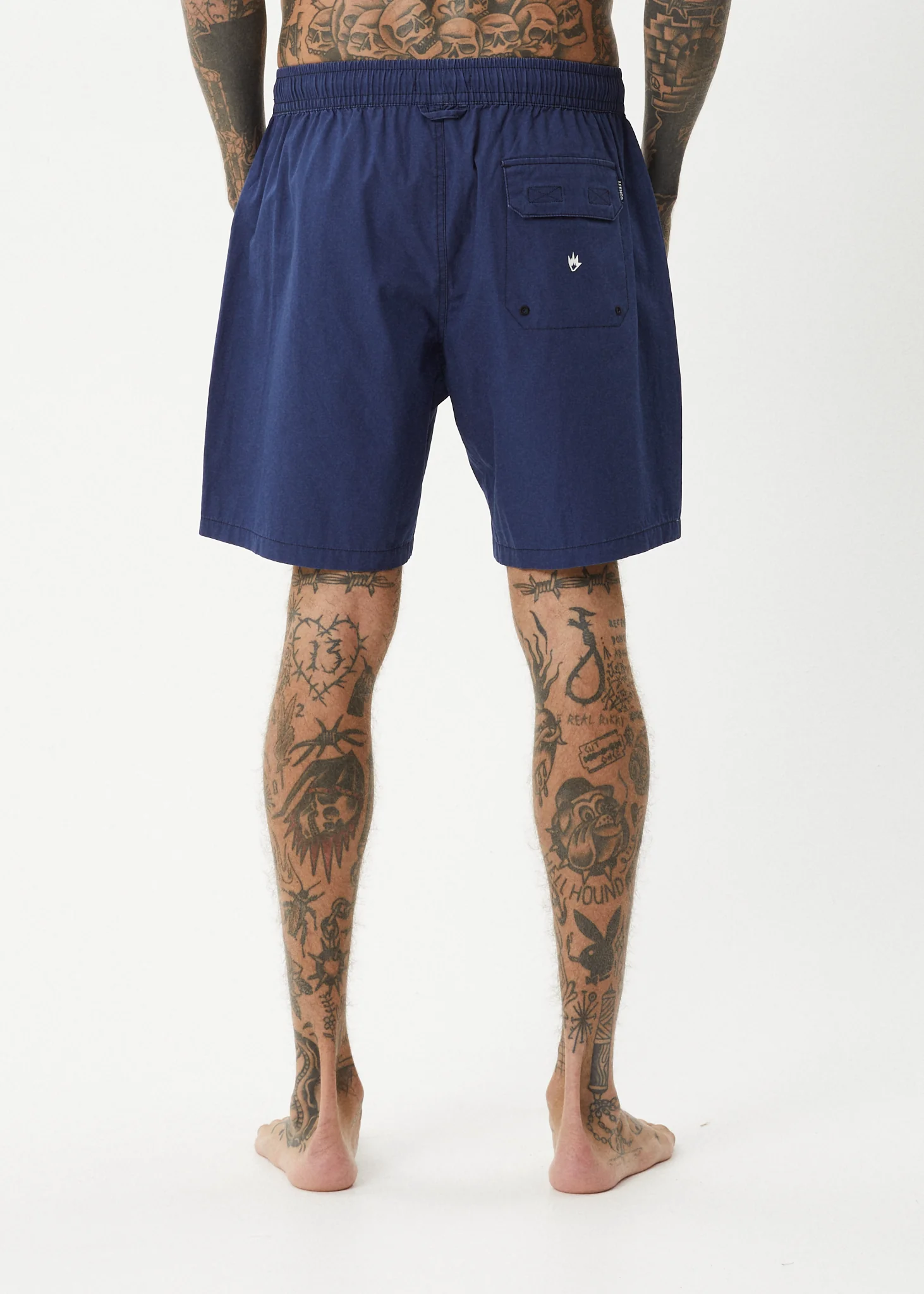 AFENDS Mens The Dopamine - Swim Short 18" - Navy - Image 5