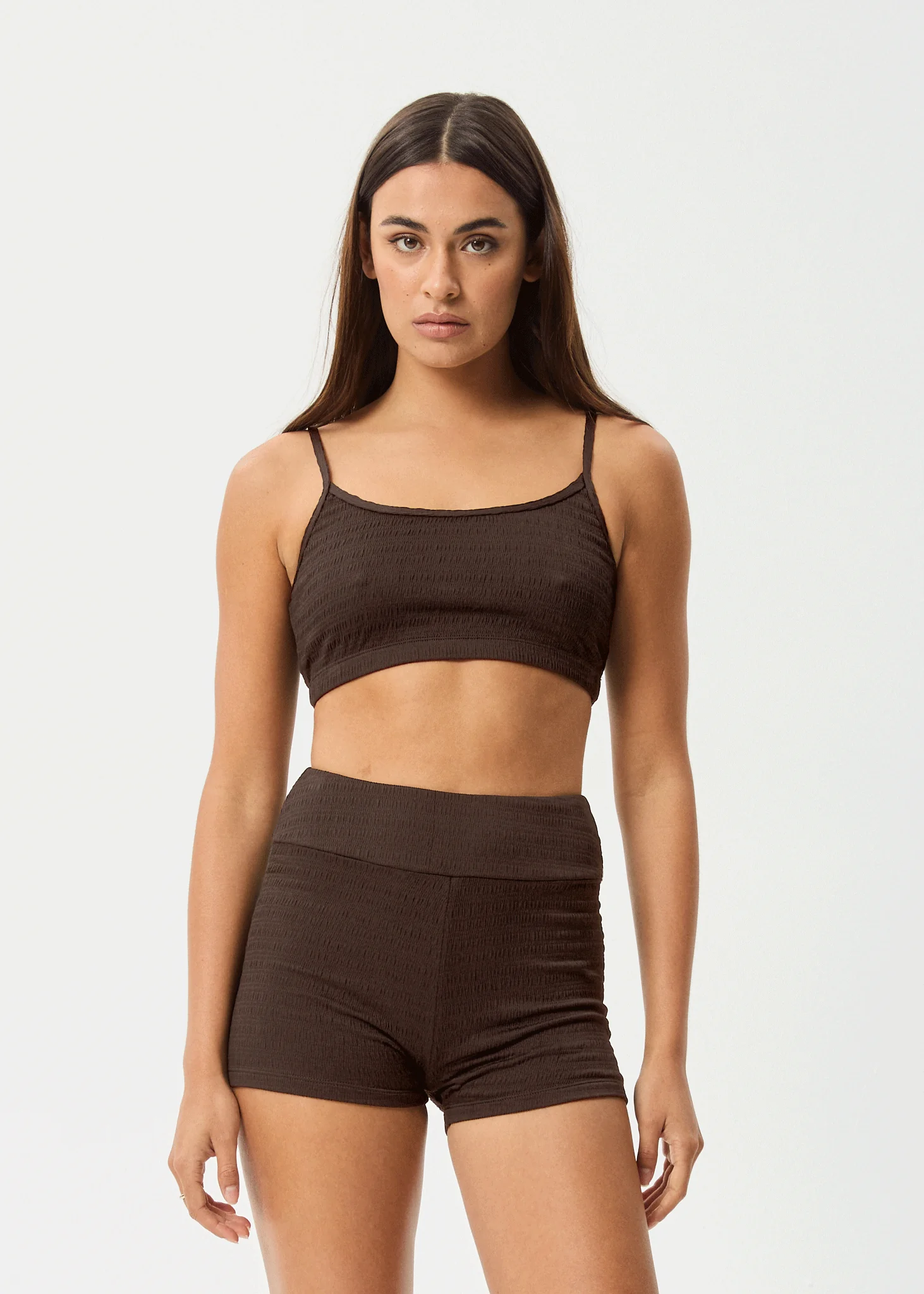 AFENDS Womens Cleo - Bikini Top - Coffee - Image 3