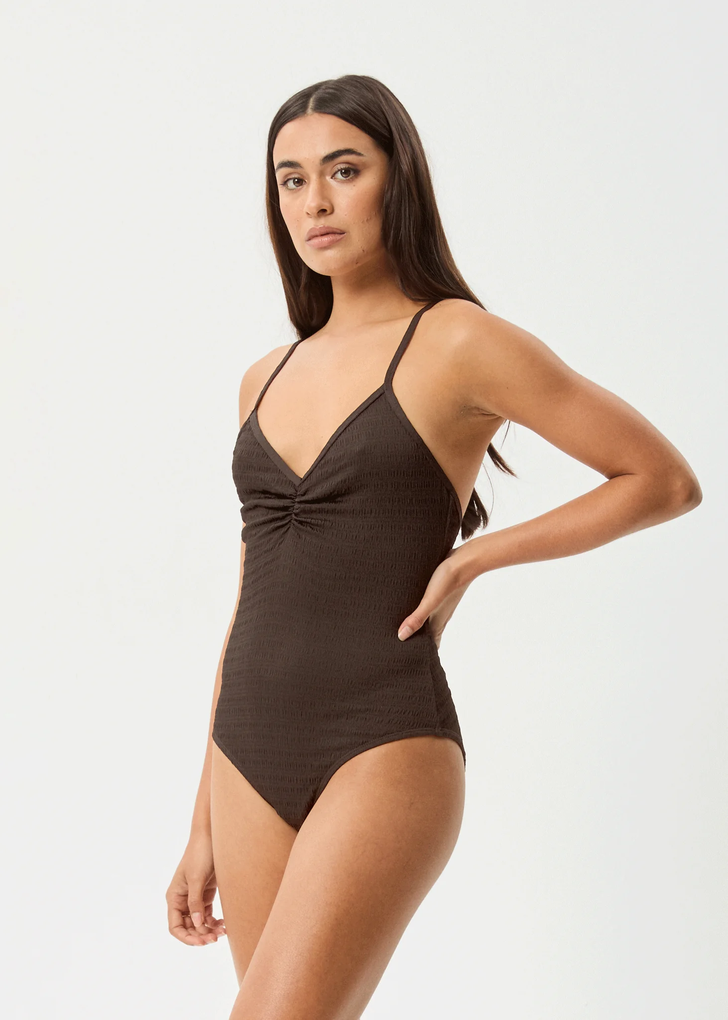 AFENDS Womens Cleo - One Piece - Coffee - Image 4