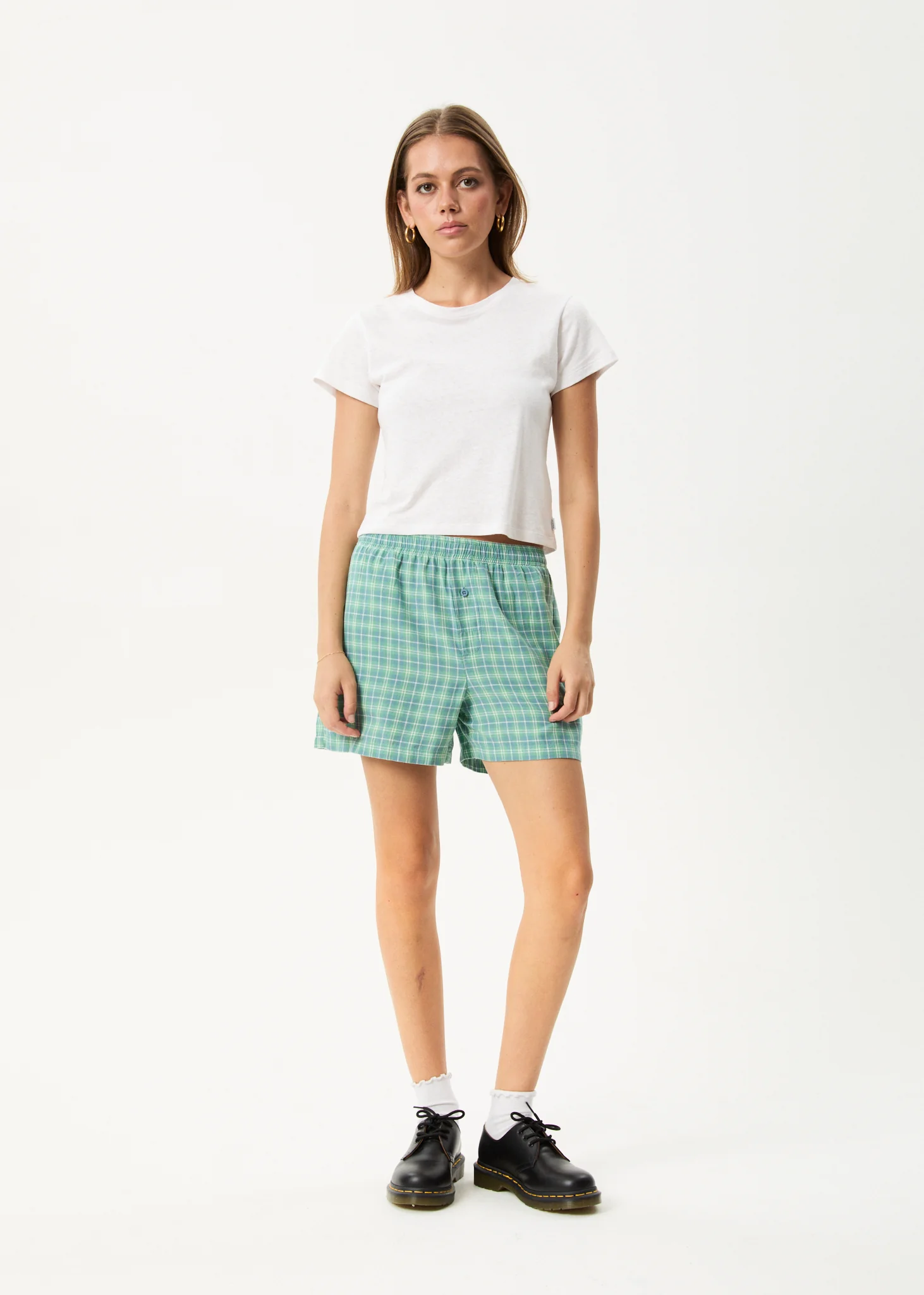 AFENDS Womens Creator - Boxer Short - Pine - Image 7