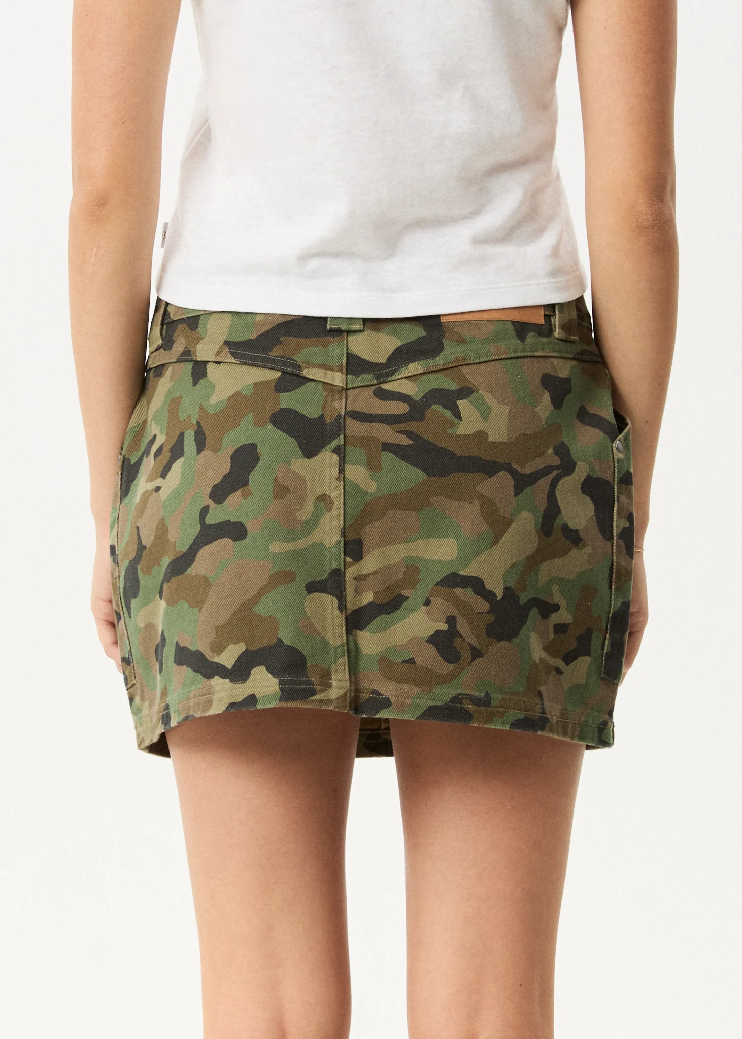 AFENDS Womens Hidden - Low Rise Workwear Skirt - Hidden - Image 6