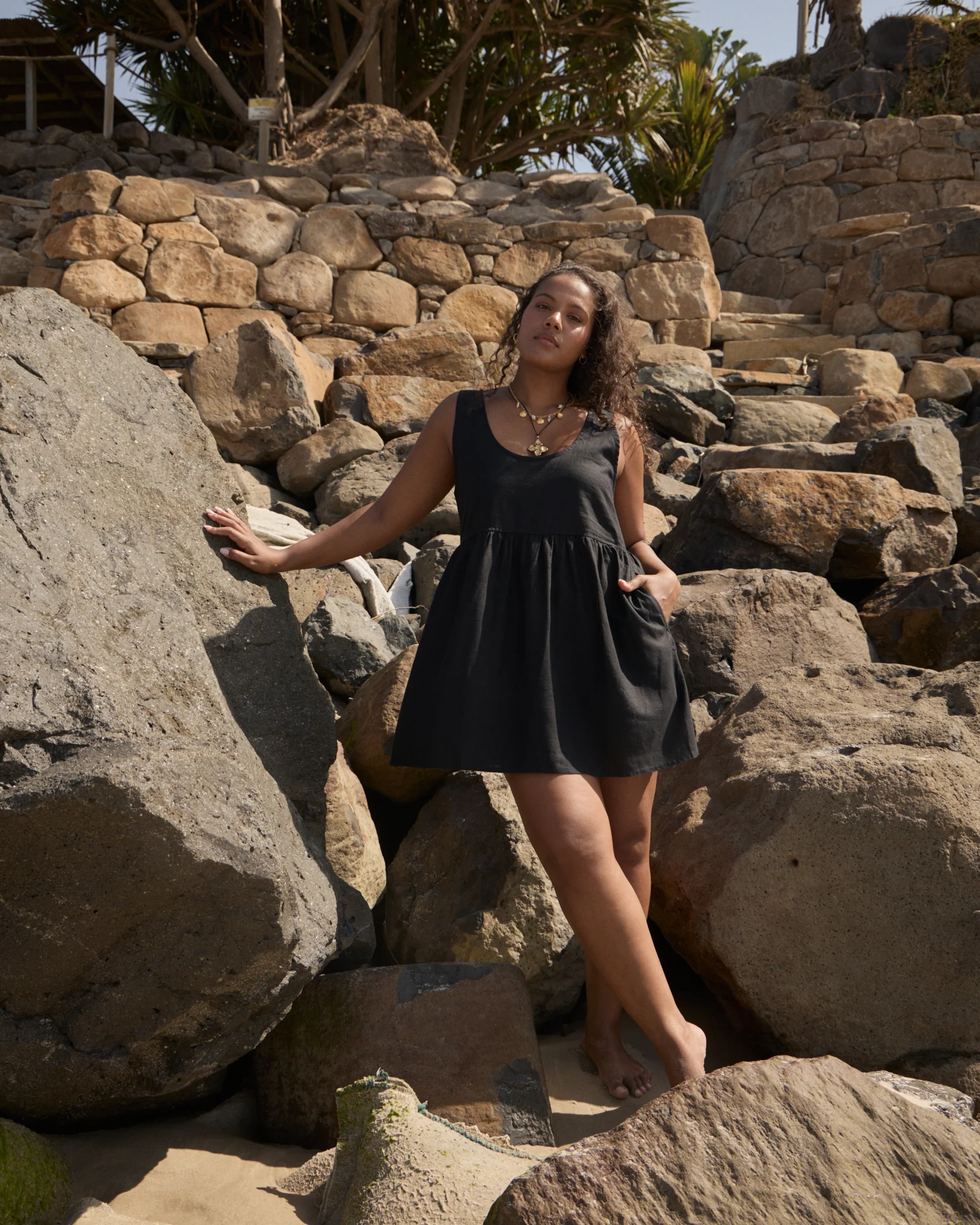 AFENDS Womens Jesse - Mini Dress - Black - Image 3