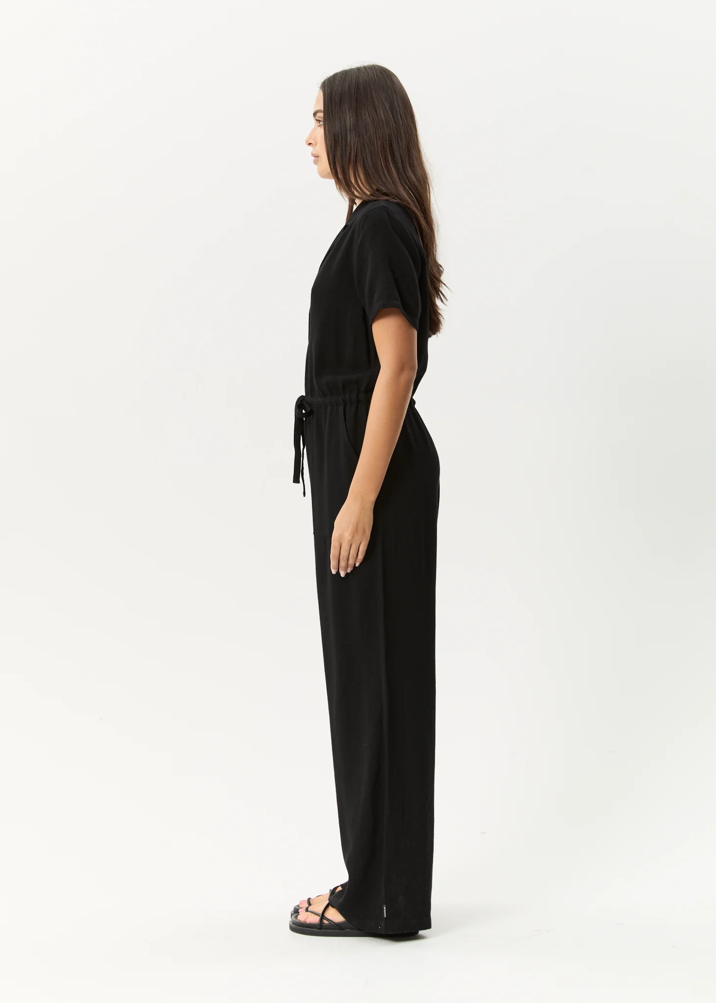 AFENDS Womens Mason - Relaxed Jumpsuit - Black - Image 4