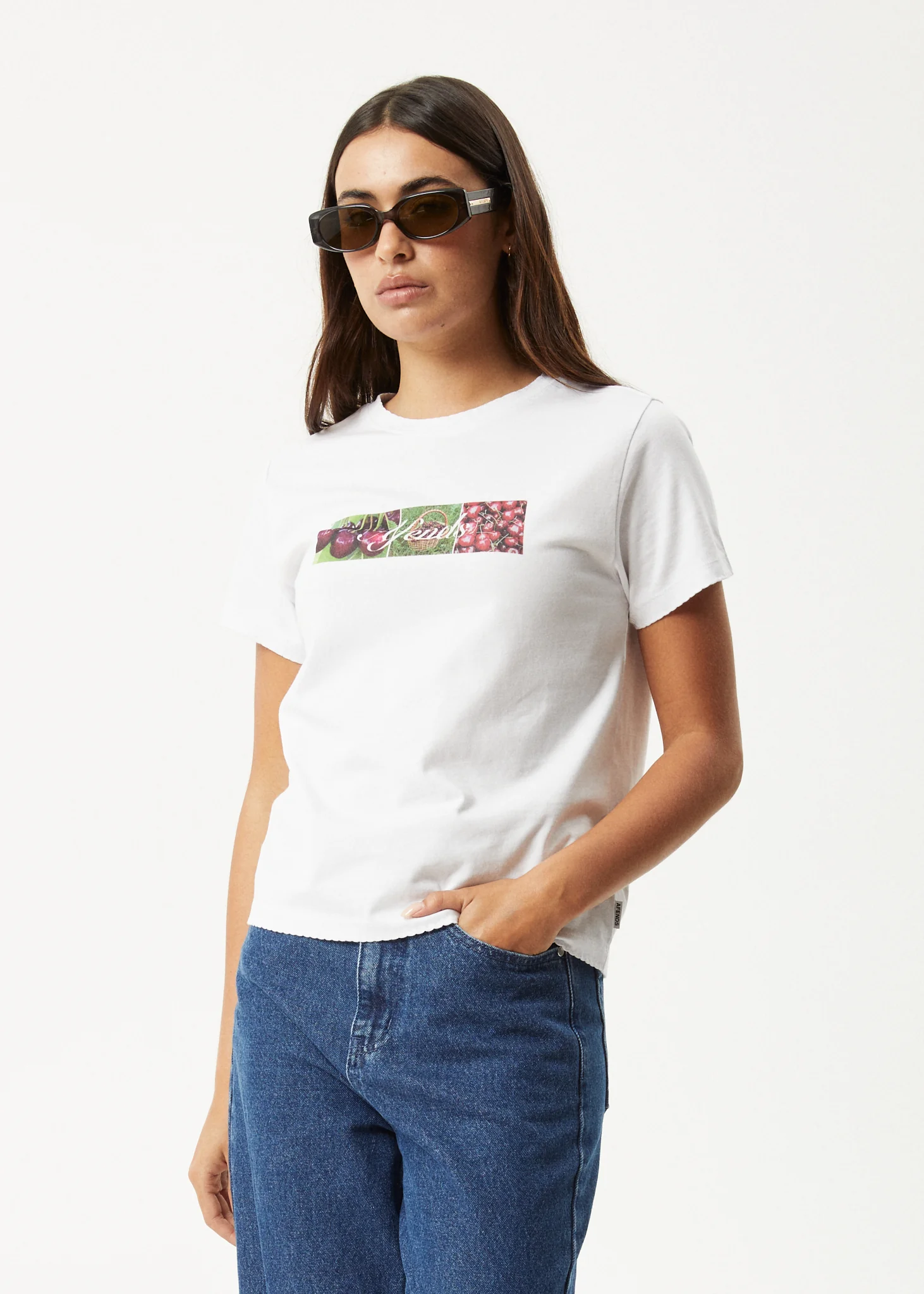 AFENDS Womens On Top -  Regular Tee - White - Image 5