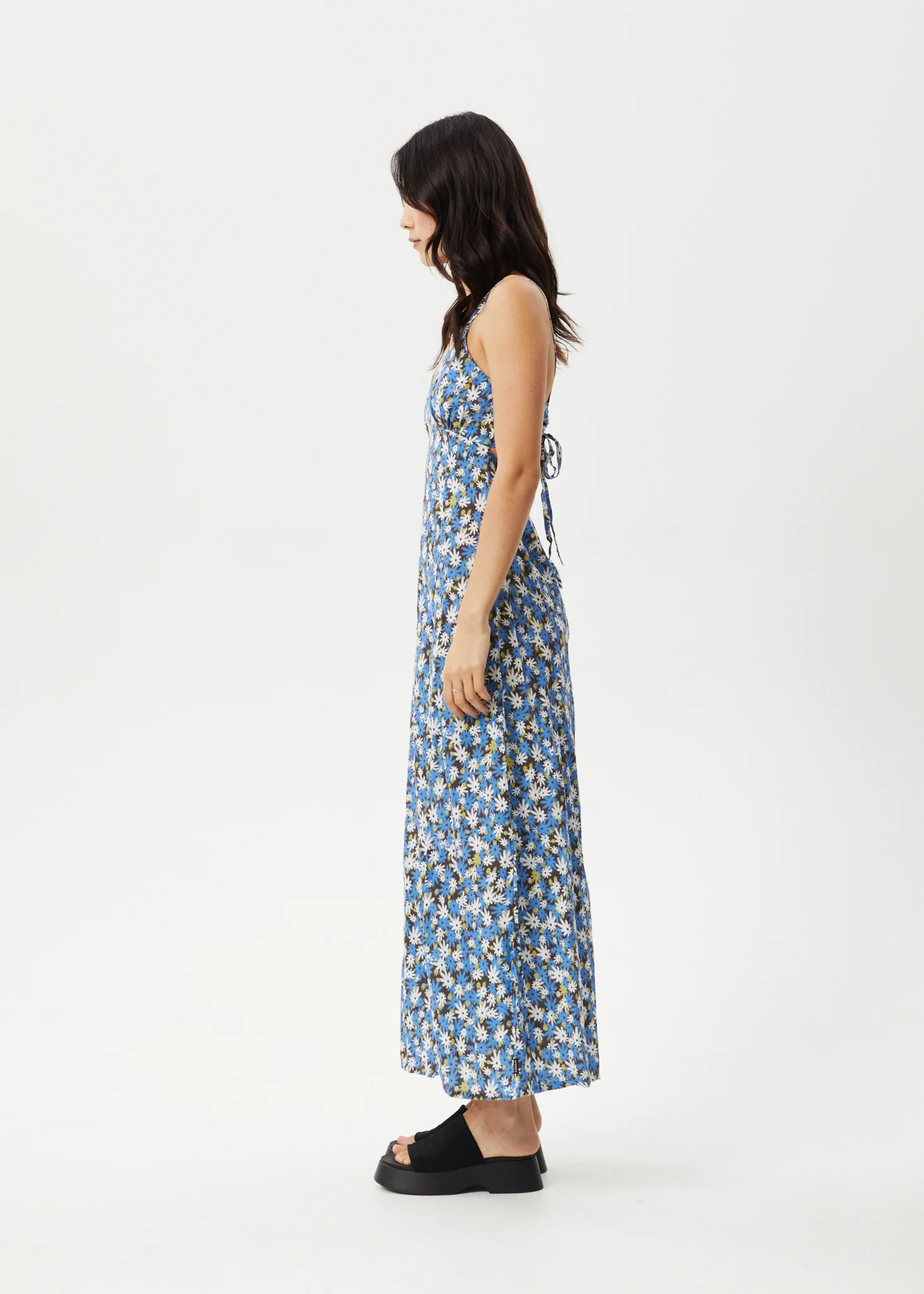 AFENDS Womens Petal - Maxi Dress - Lake Floral - Image 3